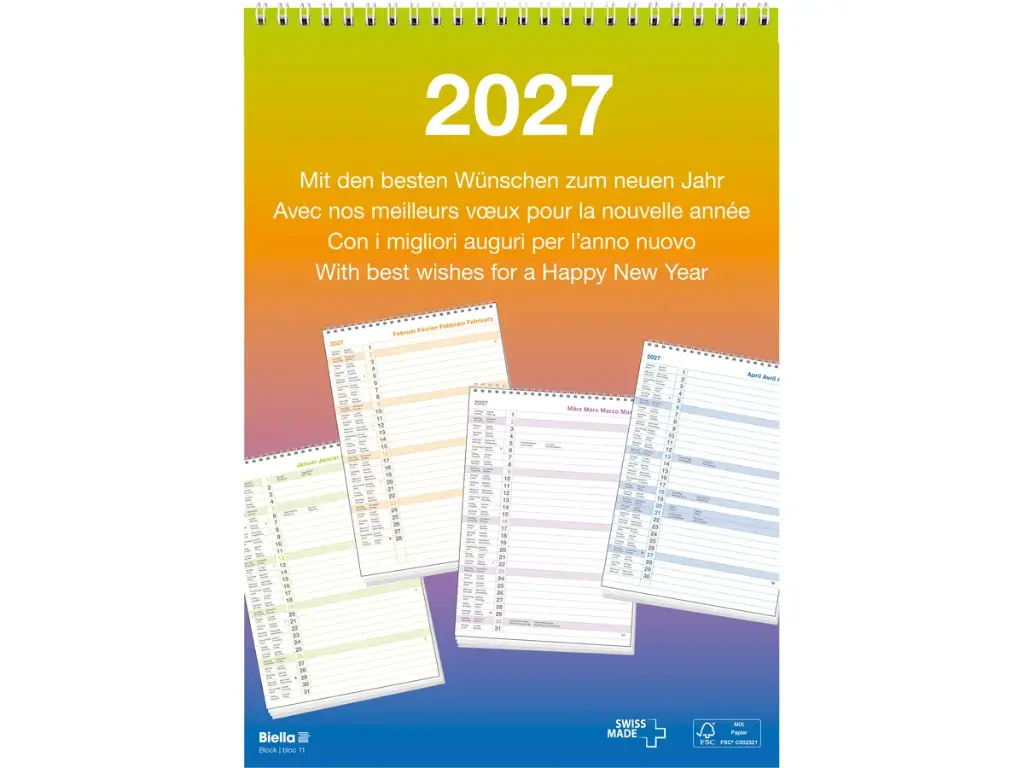 Calendrier de table Seplana 2025 carton