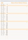 Calendrier de table Seplana 2025 carton