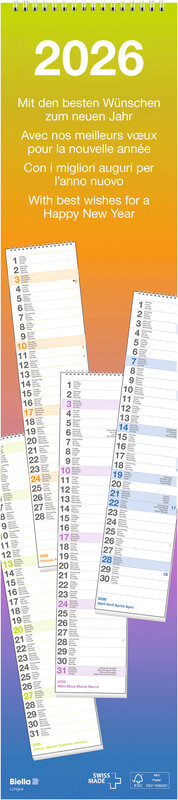 Calendrier de table Seplana 2025 carton