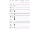Calendrier mural mensuel bloc 11 2026