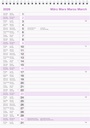 Calendrier mural mensuel bloc 11 2026