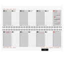 Calendrier de table Colorful 2026