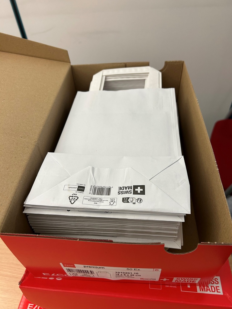 Sac papier blanc (boîte de 50 pièces)