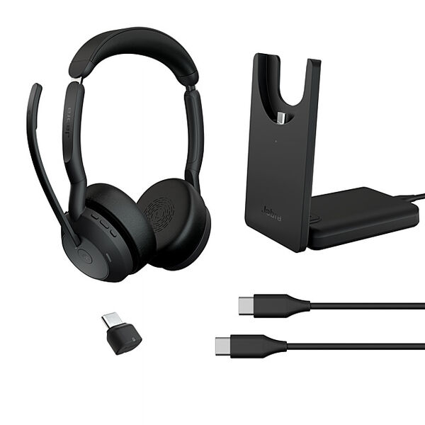 ​Casque Evolve2 55 MS Stereo Link390c ANC (USB-C) incl. chargeur