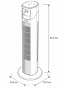 Ventilateur FURBER Torrevento blanc