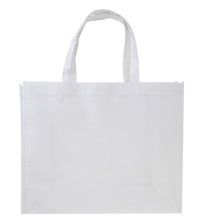 Cabas en PET recyclé blanc