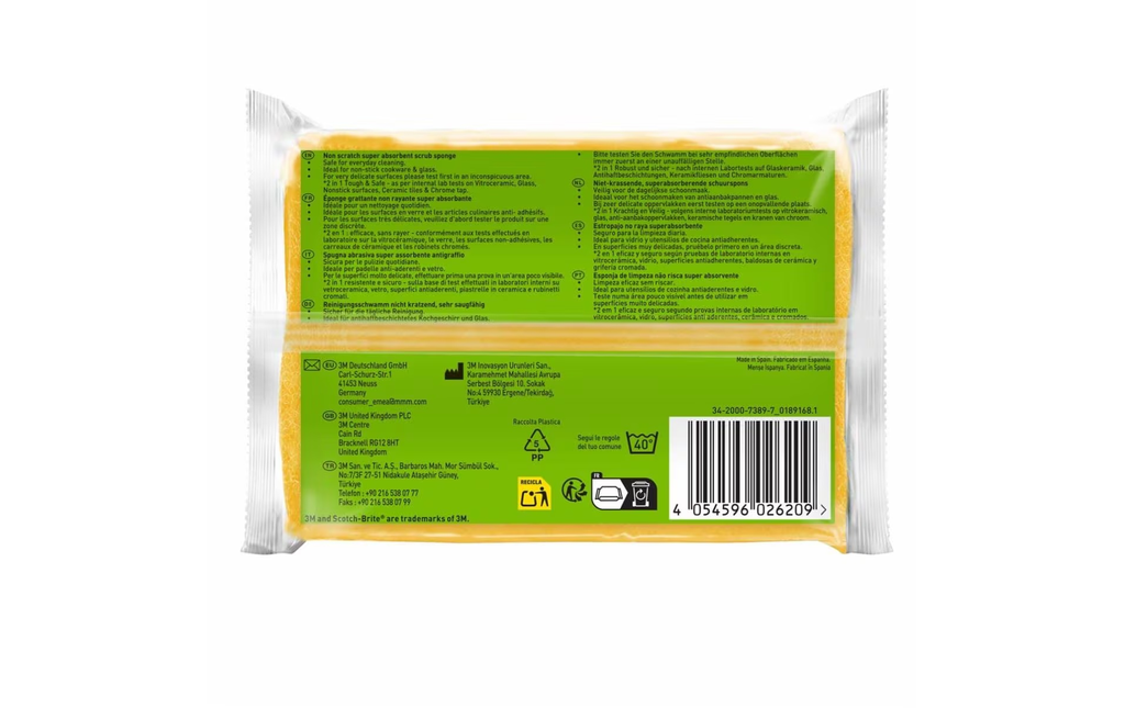 Éponge Scotch-Brite Delicate 4 Pièces