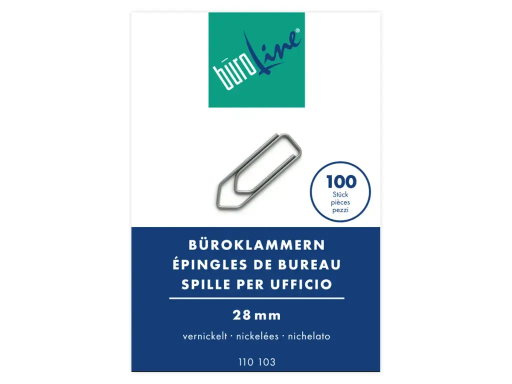 ​Trombones boîte 100 pces