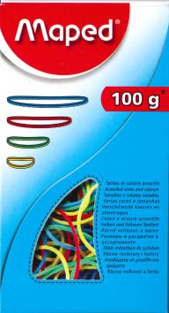 Elastiques, tailles et couleurs assortis (100 g)