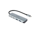 USB-A/USB-C Metal Hub Dicota 2x USB A 3.0 + 2x USB-C