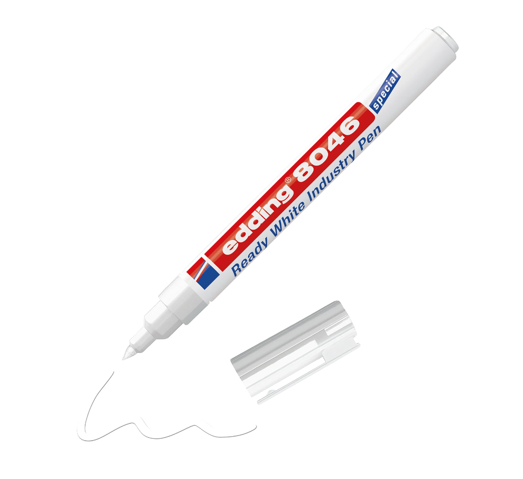 Industriestift edding 8046 Ready white