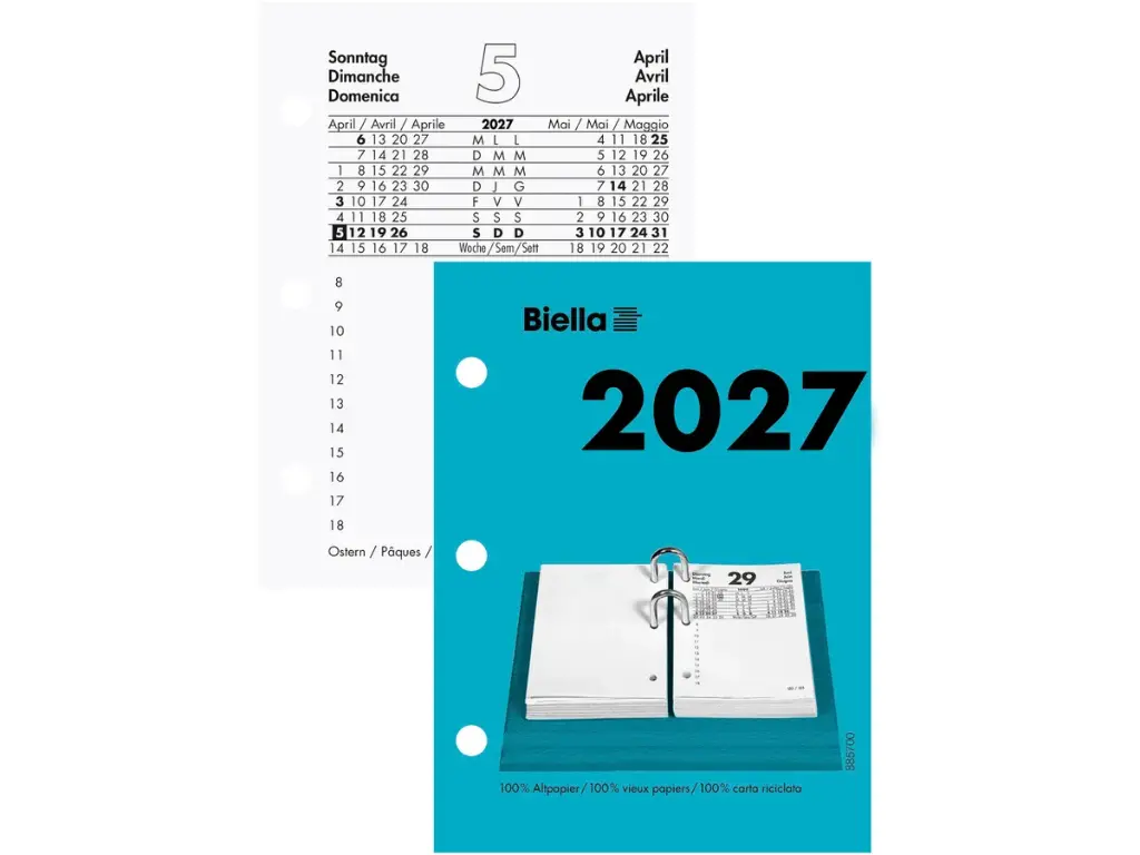 Petit bloc calendrier 2027