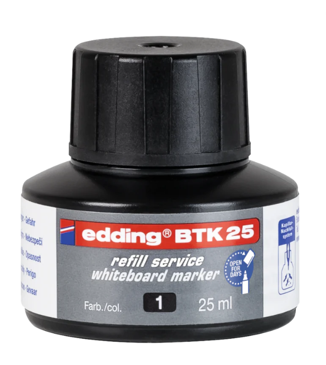 Recharge edding BTK 25 noir