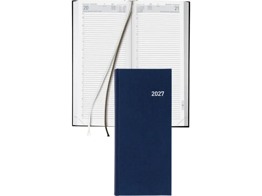 ​Agenda long Le Jour 2027 bleu foncé