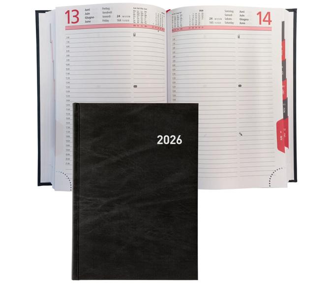 ​Agenda Registra plus 2026 noir