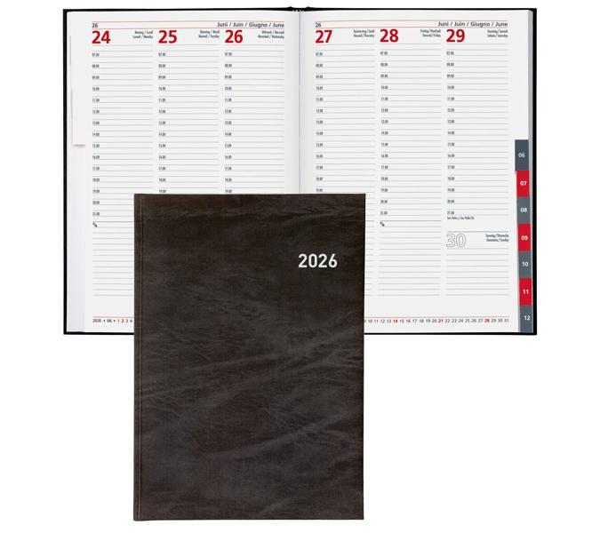 ​Agenda Registra 7 plus 2026 noir