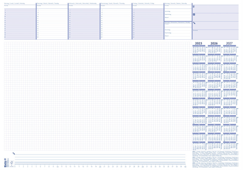 Sous-main 50 feuillets 