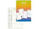 Calendrier mural mensuel bloc 11 2027