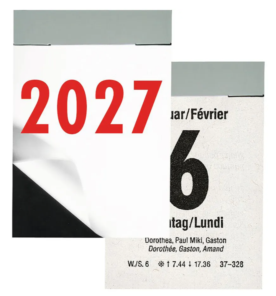 Calendrier à déchirer Biella No 2, 2027