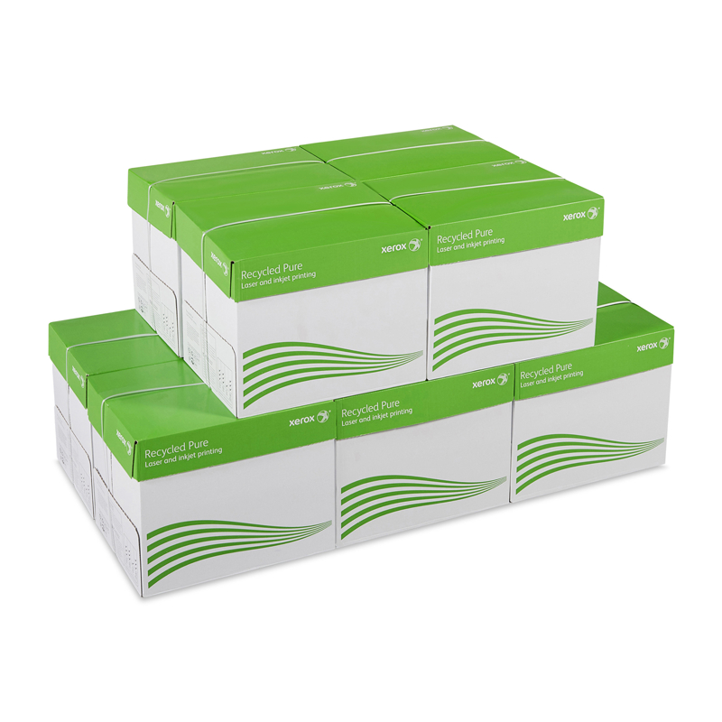 Papier photocopies A4 80g/m2 Xerox Recycled Pure (1/4 palette de 25'000 feuilles) 