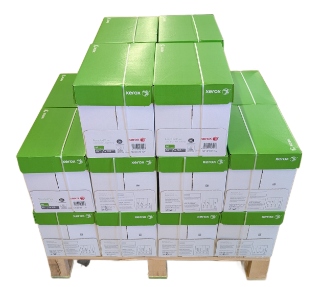Fotokopierpapier A4 80 g/m2 Xerox Recycled Pure (1/2 Palette à 50'000 Blatt)