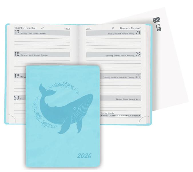 ​Agenda Memento bleu clair 2026