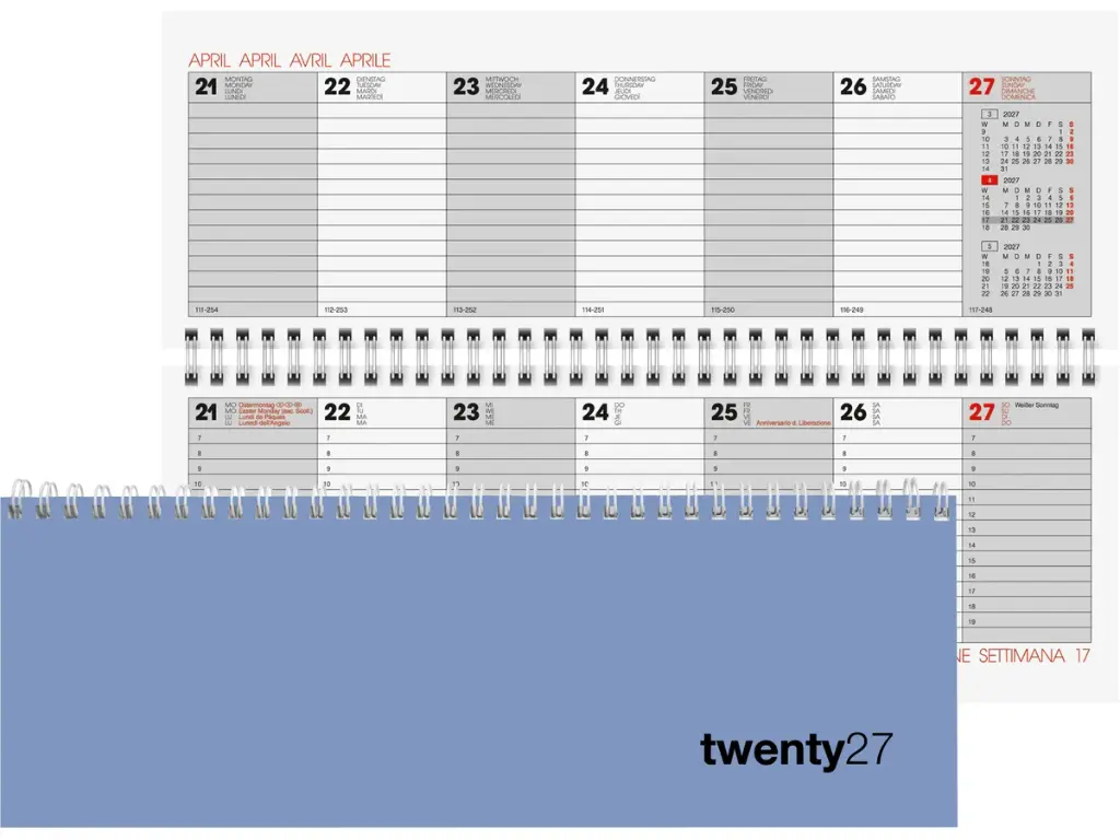 Pultkalender Colorful 2027