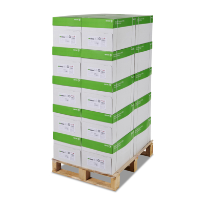 Papier photocopies A3 80g/m2 Xerox Recycled Pure (Palette de 50'000 feuilles) 