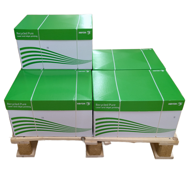 Papier photocopies A3 80g/m2 Xerox Recycled Pure (1/4 palette de 12'500 feuilles)  