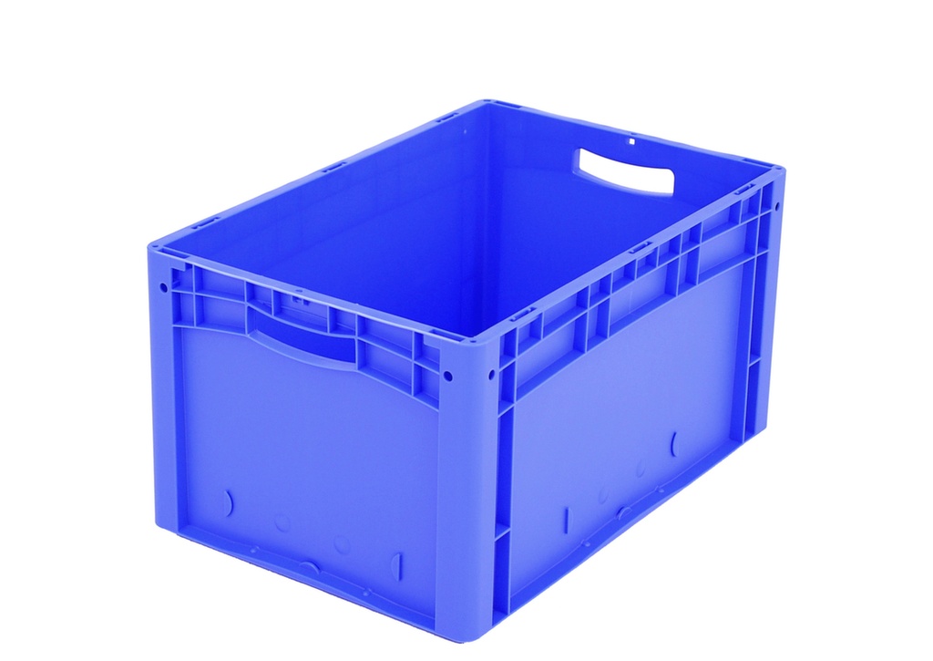  Euronorm-Stapelbehälter, blau, Inhalt 62 l