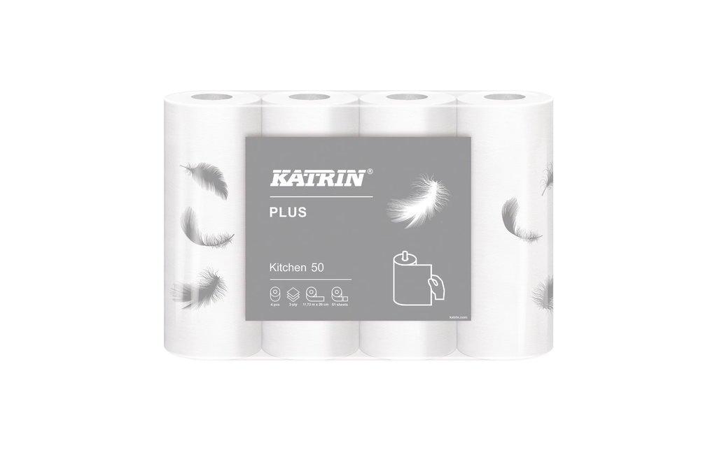Haushaltspapier Küchenrolle Plus Kitchen 50 4 Rollen