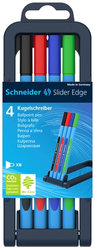 [67.296] Kugelschreiber Schneider Edge Slider XB Sortiment 4 Farben