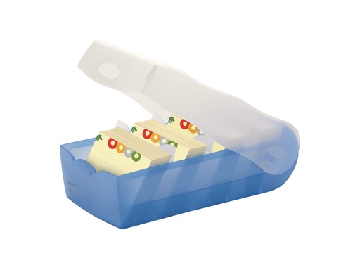 [68.401] Boîte de rangement bleu pour fiches A7 HAN