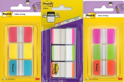Post-it Haftstreifen Index 25.4x38 mm 