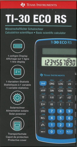 [68.400] Taschenrechner Texas TI 30 ECO RS