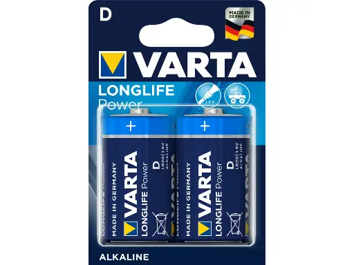 [69.421] Batterien VARTA Longlife Power D/LR20 1.5V 2 Stück