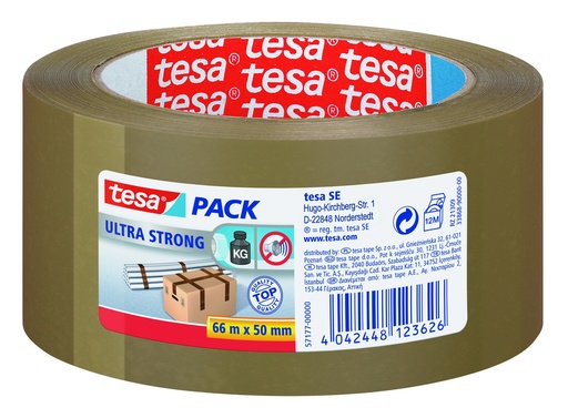 [89.108.60] Verpackungsklebeband tesa® Ultra strong braun 66 m : 50 mm