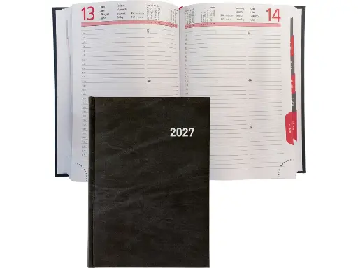 [AG479991] ​Agenda Registra 7 plus 2027 noir