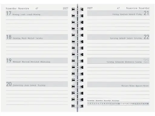 [AG480095] Agenda Memento, Wire-O 2027, Ersatzinhalt