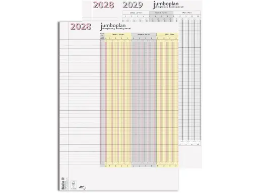[AG492937] Planning annuel Jumboplan 2028 (sachet de 2 pce)