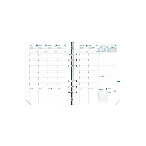 [AG57000148] Agenda Quo Vadis Timer 21 Planning 2025, contenue de rechange