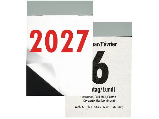 [AG480127] Calendrier à déchirer Biella No 2, 2027