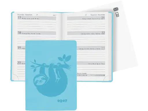 [AG492927] ​Agenda Memento hellblau 2027