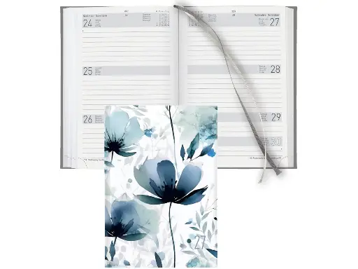 [AG492920] Agenda Dispo Term Blue Flower 2027