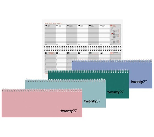 Calendrier de table Colorful 2027