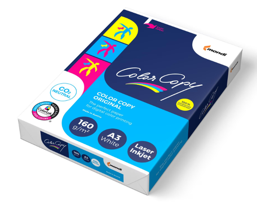 [DS1152943]  Fotokopierpapier A3 160 gm2 super weiss (Paket zu 250 Blatt)