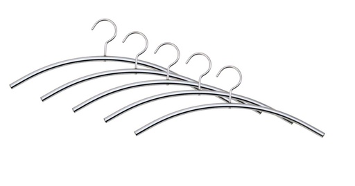 [DSA500405] Cintre acier, argent - 5 pièces