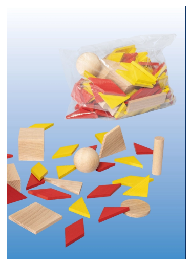 [42037] Schweizer Zahlenbuch Kindergarten: Materialset Körper und Figuren