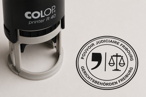 [94.678] Stempel Colop Printer R40 "Pouvoir judiciaire - Gerichtsbehörde"