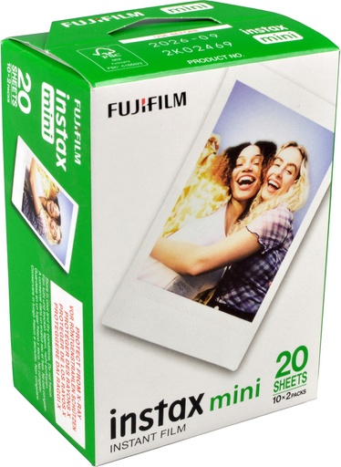 [CS262421] Film pour appareils photo instantanés Fujifilm Instax, 2x 10 feuilles
